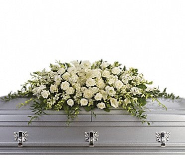 Purity and Peace Casket Spray